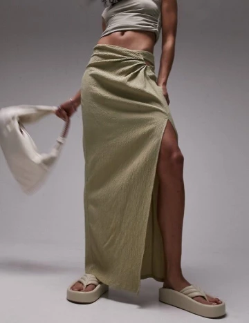 Fusta Top Shop, verde Verde