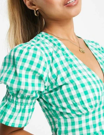 Rochie scurta Influence, verde Verde