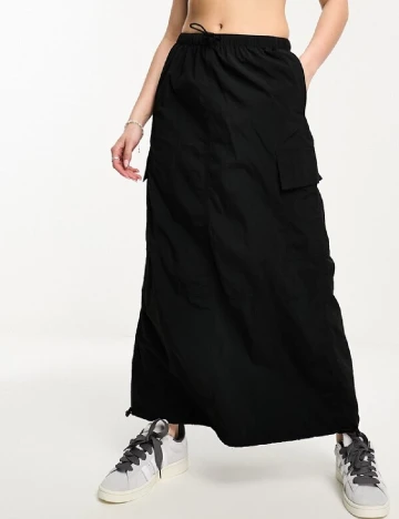 Fusta Weekday, negru Negru