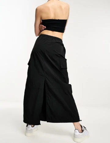 Fusta Weekday, negru Negru