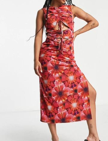 Rochie medie Top Shop, rosu Rosu
