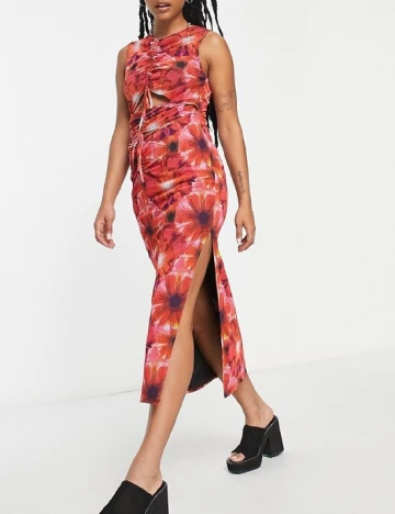 Rochie medie Top Shop, rosu Rosu