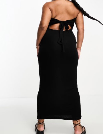 Rochie de plaja ASOS Curve, negru
