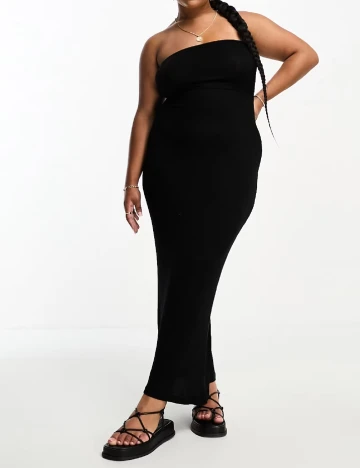 Rochie de plaja ASOS Curve, negru Negru