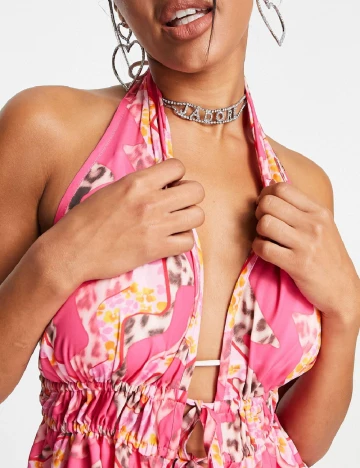 Rochie de plaja AsYou, roz Roz