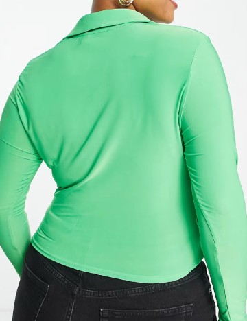 Camasa ASOS Curve, verde