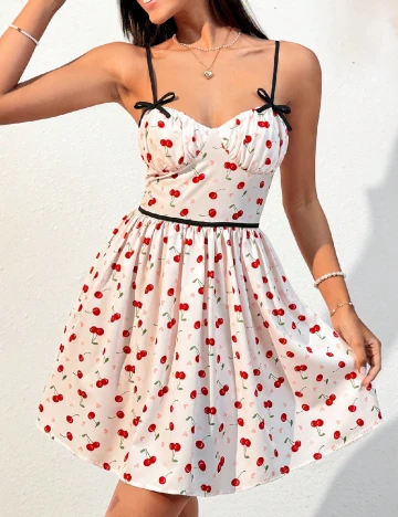 Rochie scurta SHEIN, roz pal