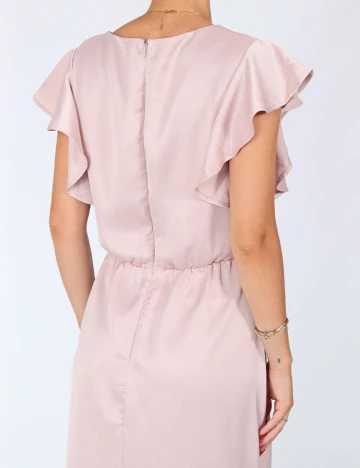 Rochie lunga TFNC London, roz pudra inchis Roz