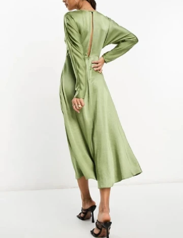 Rochie medie ASOS, verde