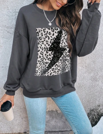 Pulover SHEIN, gri