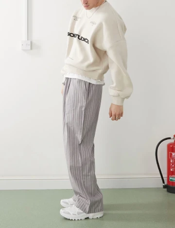 Pantaloni Reclaimed Vintage, gri Gri