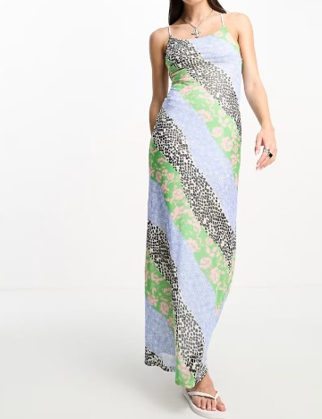 
						Rochie lunga ASOS, mix culori