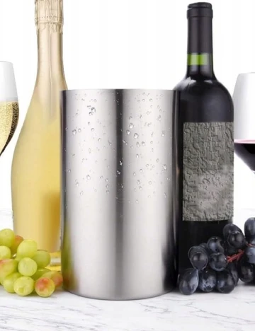 Frapiera pentru vin cu perete dublu Zd Trading, argintiu