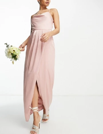 Rochie lunga TFNC London, roz Roz