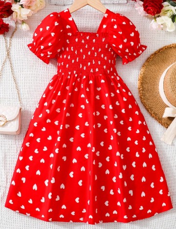 
						Rochie Shein Kids, rosu