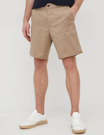 Pantaloni scurti Selected, maro Maro