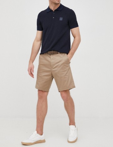 Pantaloni scurti Selected, maro