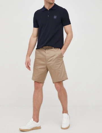 Pantaloni scurti Selected, maro Maro