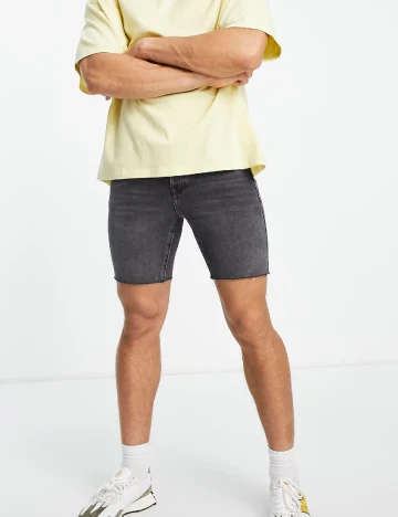 Pantaloni scurti Topman, gri inchis Gri