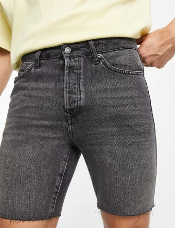 Pantaloni scurti Topman, gri inchis Gri