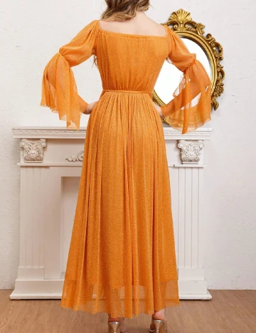 Rochie lunga SHEIN, portocaliu