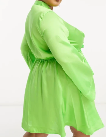 Rochie scurta River Island Plus Size, verde Verde