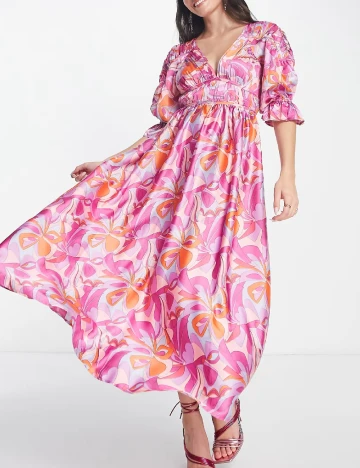 Rochie lunga ASOS, mix culori