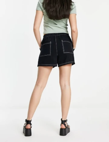Pantaloni scurti ASOS, negru Negru