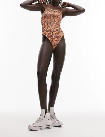 Costum de baie Top Shop, floral print Floral print