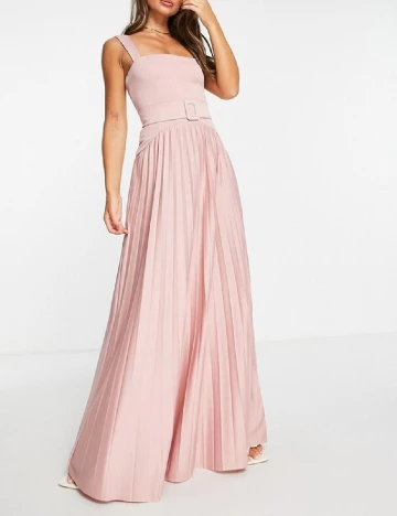 Rochie lunga ASOS, roz Roz