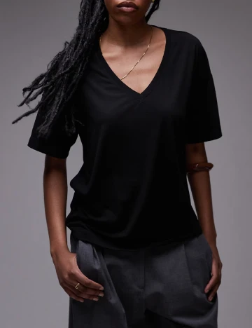 Tricou Top Shop, negru Negru