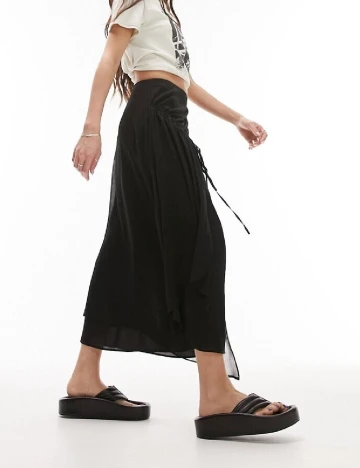 Fusta Top Shop, negru
