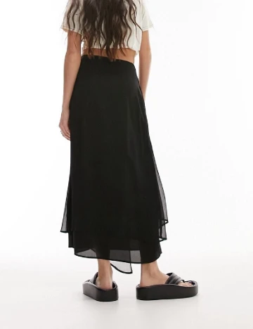 Fusta Top Shop, negru