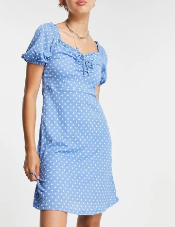 Rochie scurta Only, albastru Albastru