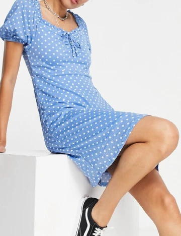Rochie scurta Only, albastru Albastru