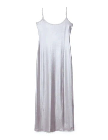 Rochie medie Stradivarius, argintiu Gri