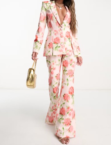 
						Pantaloni ASOS, floral print