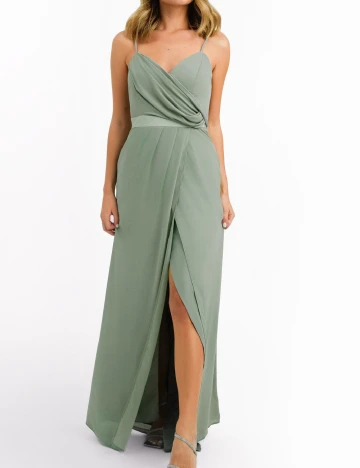 Rochie lunga ASOS, verde Verde