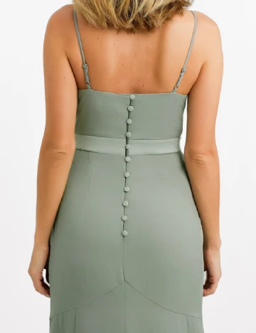 Rochie lunga ASOS, verde Verde