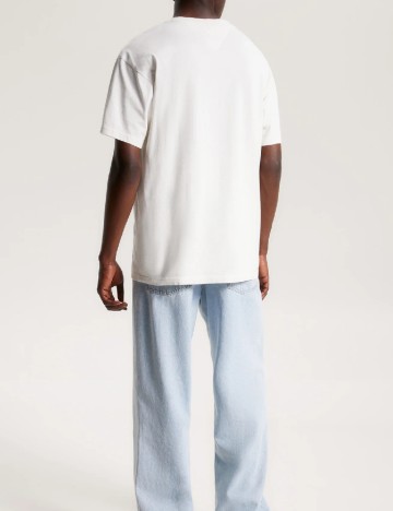 Tricou Tommy Jeans, ecru