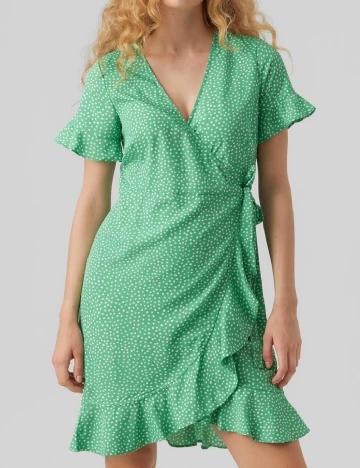 Rochie scurta Vero Moda, verde Verde