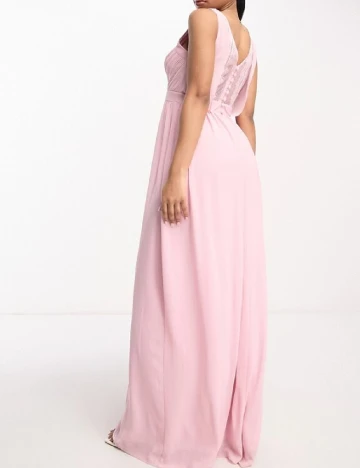 Rochie lunga TFNC London, roz Roz