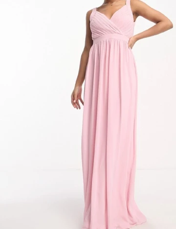 Rochie lunga TFNC London, roz Roz