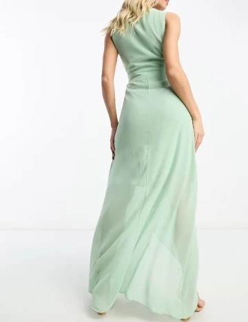 Rochie lunga TFNC London Maternity, verde Verde