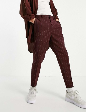 
						Pantaloni ASOS, visiniu
