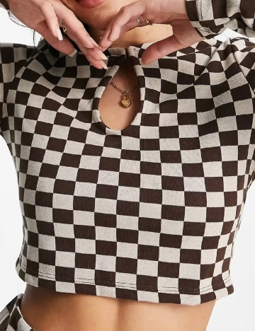 Top Pull&Bear, maro/bej Maro