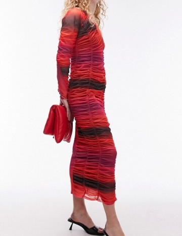 
						Rochie lunga ASOS, mix culori