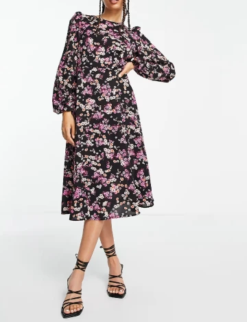 Rochie medie Vero Moda, negru Negru