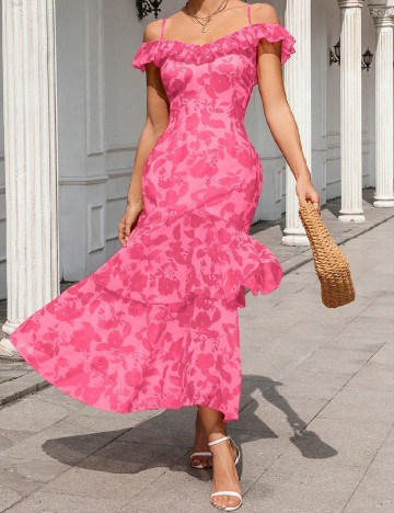 
						Rochie lunga SHEIN, roz