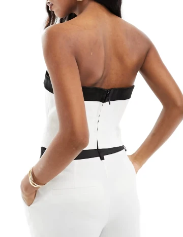 Top ASOS, alb Alb
